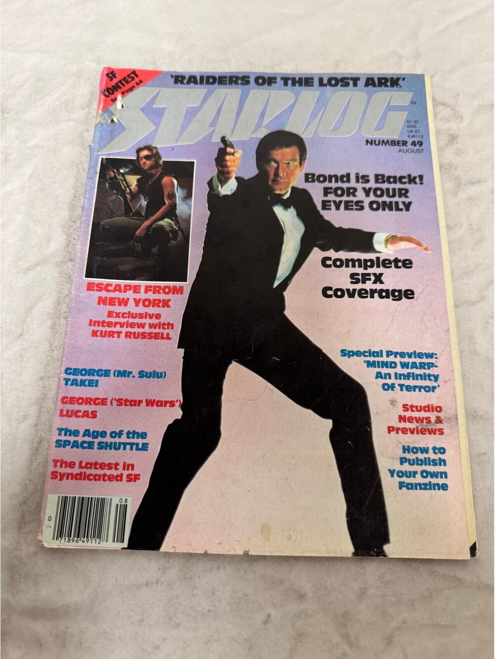 Starlog Magazine No 49 August 1981 James Bond For Your Eyes Only